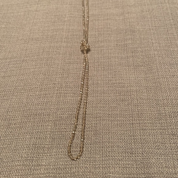 Beaded Neutral Tone Necklace with Gold Tone Tiny Accent Beads - Picture 5 of 9